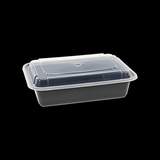 38oz Rectangular Container & Lid 150/CS