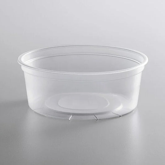 8oz PET Round Deli Container 500/CS