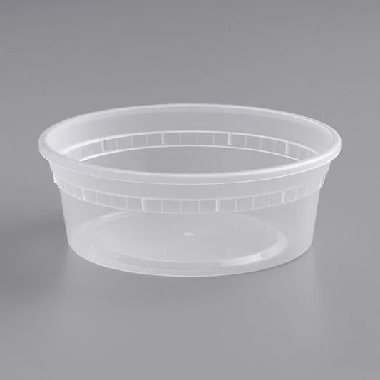 8oz Plastic Deli Soup Cup + Lid