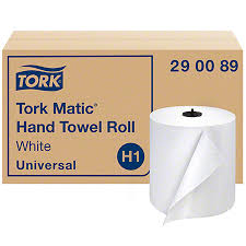 Tork Matic Paper Hand Towel Roll White H1, Universal, 6 Rolls x 700 ft